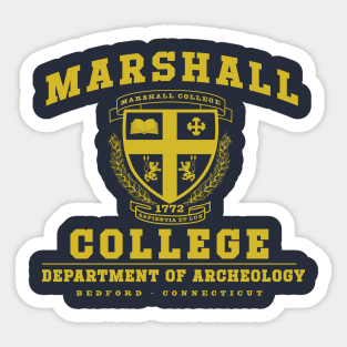 Marshall College Sticker